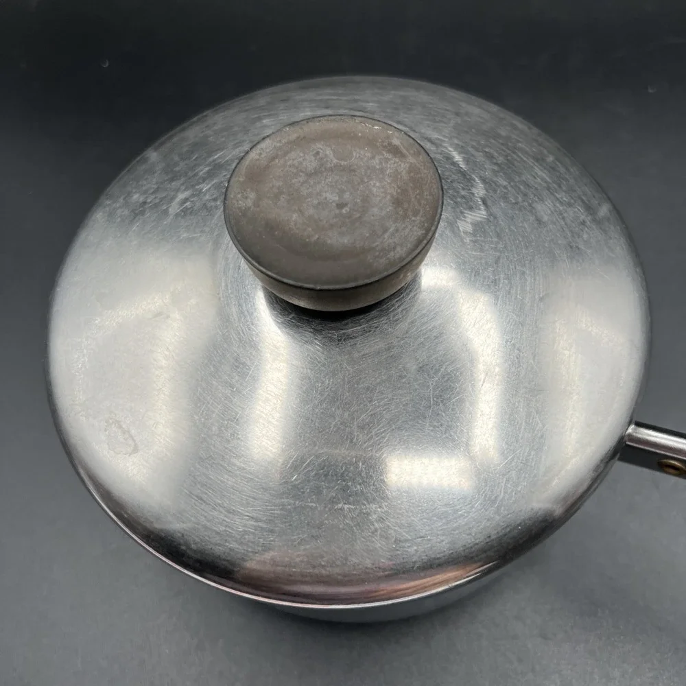 REVERE WARE 1 Qt Saucepan & Lid Copper Bottom USA Clinton Cookware Pot‎ Small